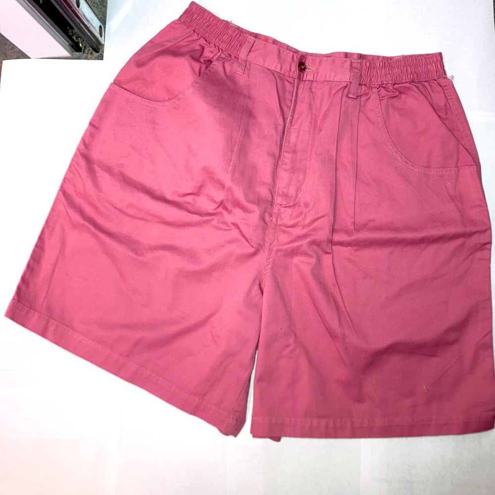 Pink summer shorts. Made with nice fabric.